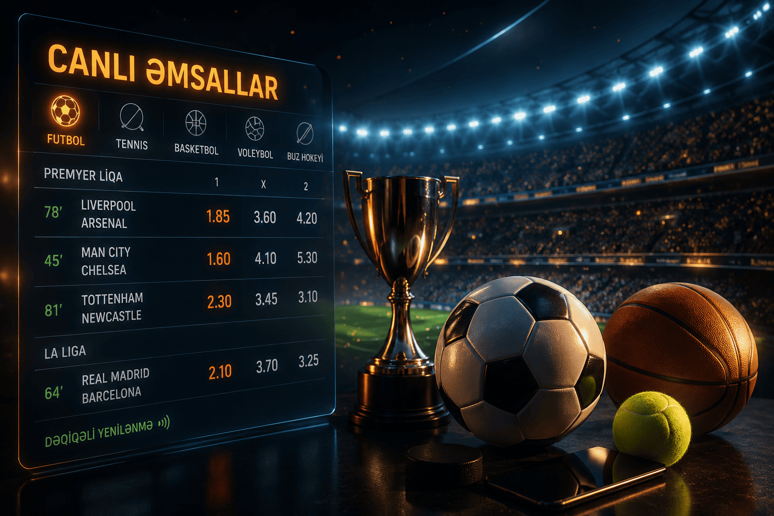 Pinco canlı əmsallar
