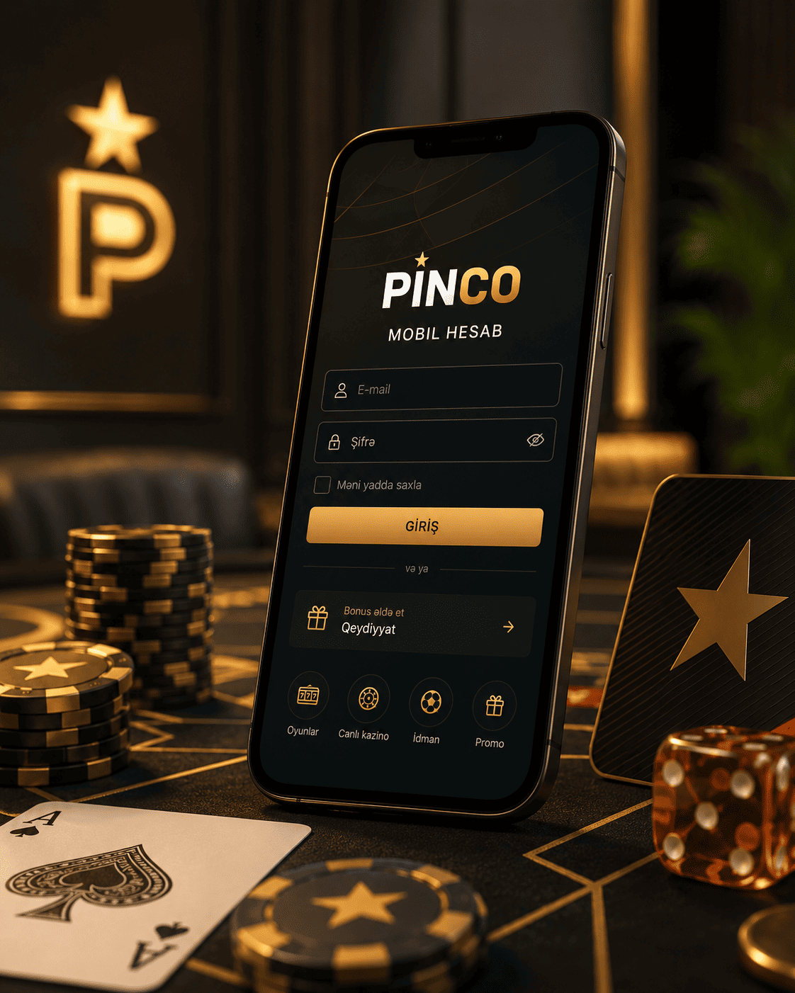 Pinco mobil hesab